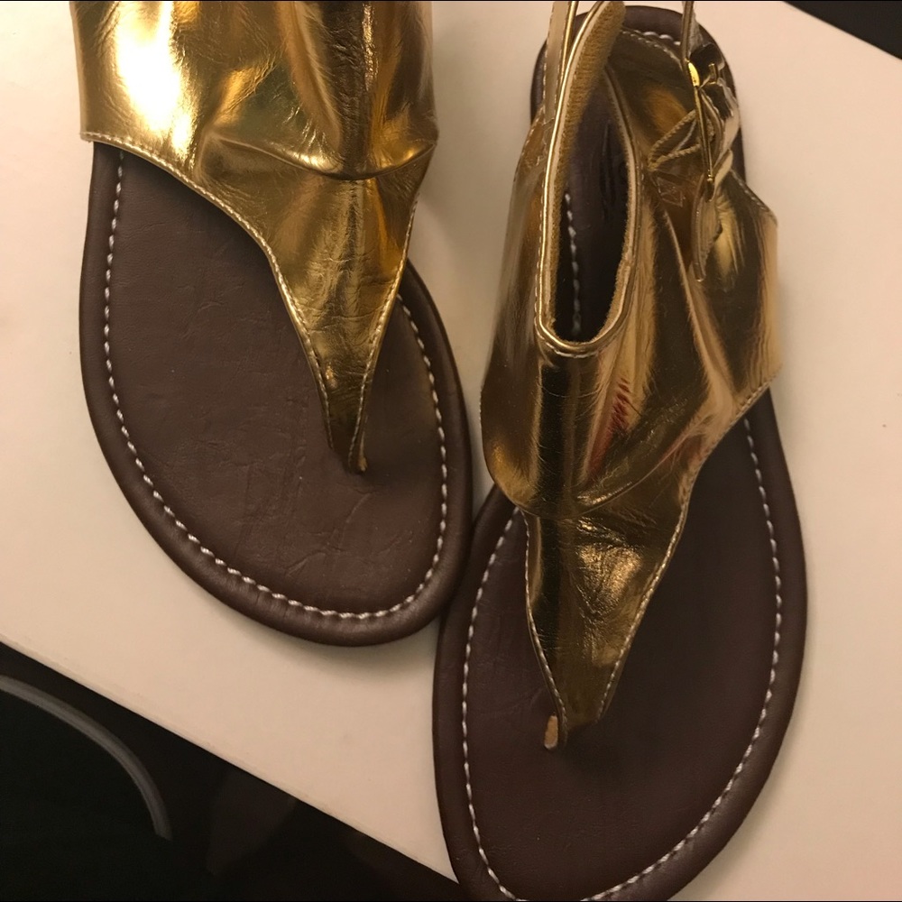 Gold Sandals- By Kalli